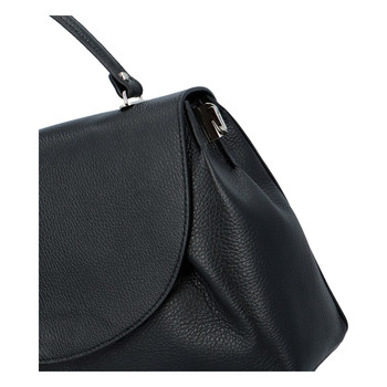 Dámská kožená kabelka do ruky černá - ItalY Patricia
