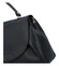 Dámská kožená kabelka do ruky černá - ItalY Patricia