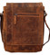 Pánská kožená crossbody taška camel - Greenwood Justwant