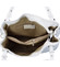 Dámská kožená kabelka přes rameno bílá - ItalY Neprolis