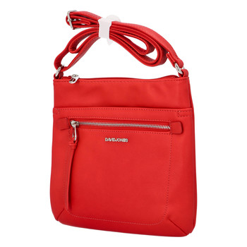 Dámská crossbody kabelka červená - David Jones Eayni