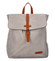 Dámský módní městský batoh světle šedý - FLORA&CO Zenovia