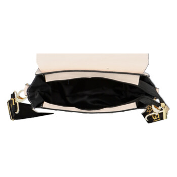 Dámská crossbody kabelka béžová - Laura Biaggi Agáta