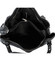 Dámská kožená kabelka přes rameno černá - ItalY Neprolis