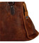 Dámská kožená kabelka přes rameno světle hnědá - Greenwood Kamille