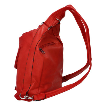 Dámská kabelka batoh červená - Romina Godzilla
