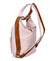 Dámská kabelka batoh světle růžová - Romina Jaylyn BR
