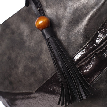 Velká módní trendy kabelka přes rameno černá  - David Jones Chetona