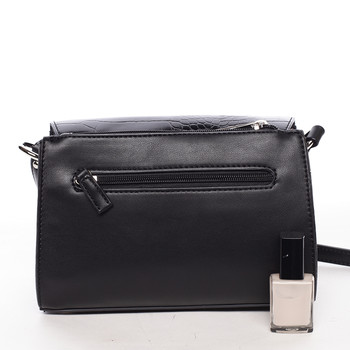 Luxusní dámská crossbody kabelka černá - David Jones Hebbi