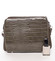 Dámská crossbody kabelka khaki s hadím vzorem - David Jones Snake