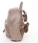 Moderní menší batůžek pro ženy tmavý camel - David Jones Sakar