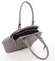 Originální jemná dámská kabelka do ruky tmavá šedá - David Jones Tilianna