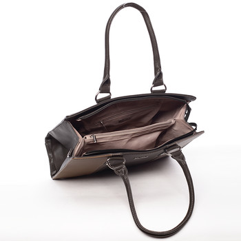 Luxusní dámská kabelka do ruky hnědá - David Jones Hezeka