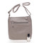 Dámská tmavá taupe crossbody kabelka - David Jones Chilasha