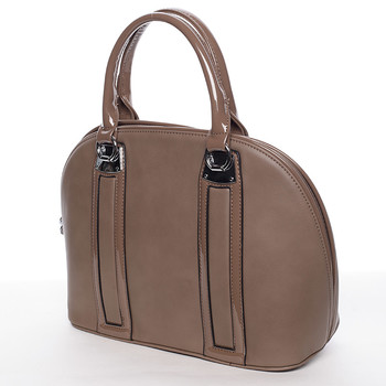 Luxusní a elegantní khaki kabelka do ruky - Silvia Rosa Kalliope
