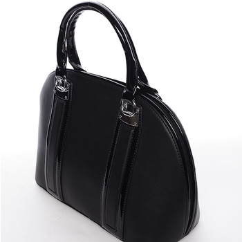 Luxusní a elegantní černá kabelka do ruky - Silvia Rosa Kalliope