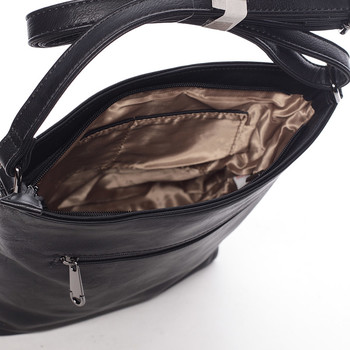 Módní a pohodlná crossbody kabelka černá - Silvia Rosa Jocasta