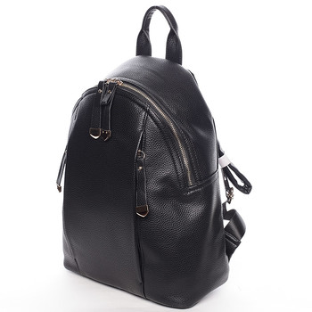 Atraktivní dámský černý batoh na tablet - MARIA C Febbe