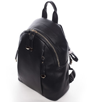 Atraktivní dámský černý batoh na tablet - MARIA C Febbe