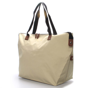 Originální velká béžová plážová taška - New Rebels Raaz