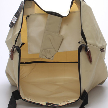 Originální velká béžová plážová taška - New Rebels Raaz