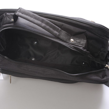 Pánská látková taška přes rameno černá - Sanchez Giulio