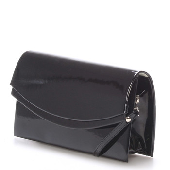 Originální dámské psaníčko černé lesklé - Delami Broome