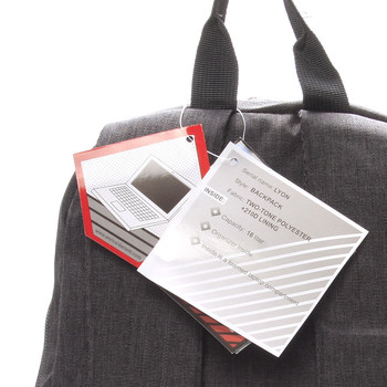 Školní jednoduchý šedý batoh - Enrico Benetti Achilleas