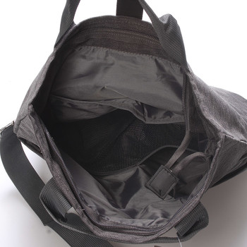 Unikátní šedá nylonová taška - Enrico Benetti Abydos