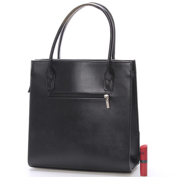 Dámská luxusní lakovaná kabelka černá  - Delami Claudine