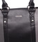 Luxusní dámská kabelka přes rameno černošedá - David Jones Habeka