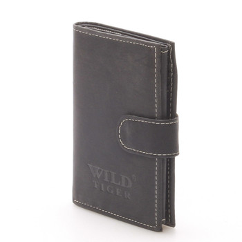 Pánská kožená peněženka černá - WILD Balthazar