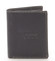 Malá pánská kožená peněženka černá - WILD Barnabas