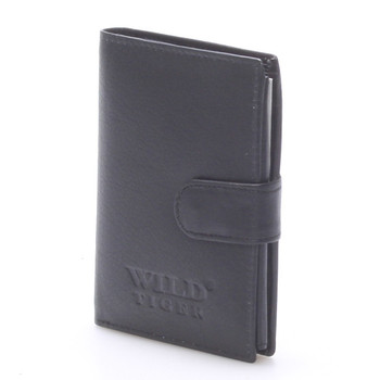 Pánská kožená peněženka černá - WILD Baste