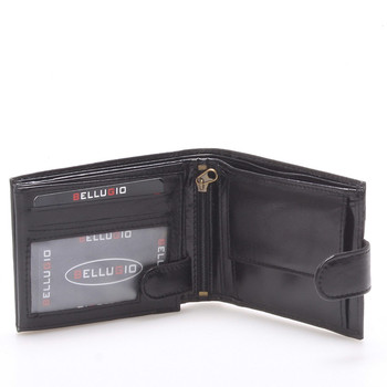 Pánská kožená peněženka černá - Bellugio Caessar