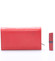 Velká trendy dámská kožená peněženka červená - Bellugio Cailey
