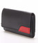 Velká trendy dámská kožená peněženka černá - Bellugio Cailey