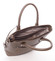 Luxusní dámská kabelka do ruky tmavá taupe - David Jones Osetie