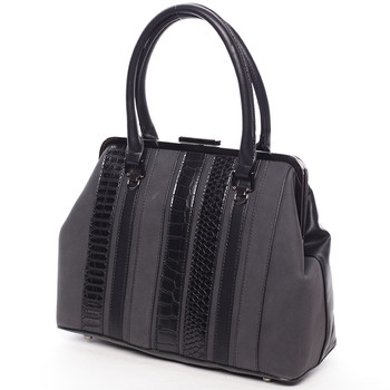 Luxusní černá dámská kabelka do ruky - David Jones Jannas