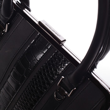Luxusní černá dámská kabelka do ruky - David Jones Jannas