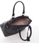 Trendy dámská kabelka do ruky černá saffiano - David Jones Terray