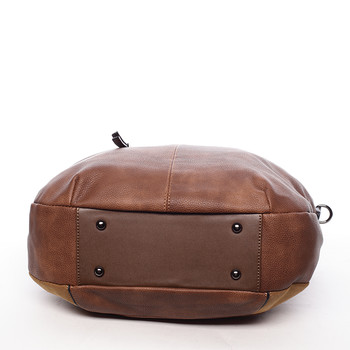 Dámská módní kabelka přes rameno kávově hnědá - MARIA C Euphrosyne