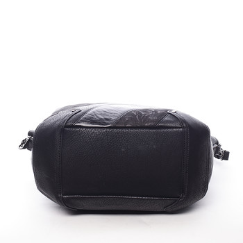 Dámská elegantní kabelka černá se vzorem - Maria C Eirene