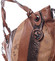 Dámská elegantní kabelka hnědá se vzorem - Maria C Eirene