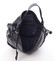 Trendy dámská kabelka přes rameno černá se vzorem - MARIA C Eusebia