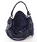 Tmavě modrá dámská kabelka s originálním vzorem - MARIA C Glauce