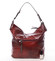 Nadčasová dámská kabelka přes rameno tmavě červená - MARIA C Elianne