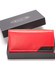 Velká stylová dámská kožená peněženka červená - Bellugio Calixte
