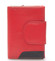 Středně velká dámská kožená peněženka červená - Bellugio Calla