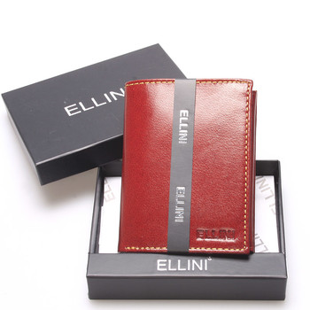 Elegantní pánská kožená peněženka hnědá - Ellini Daemon